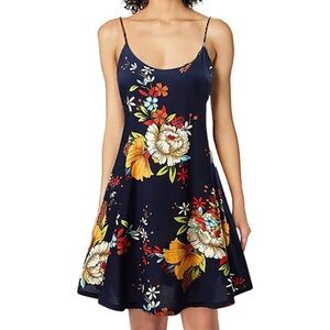 Navy floral dress Large